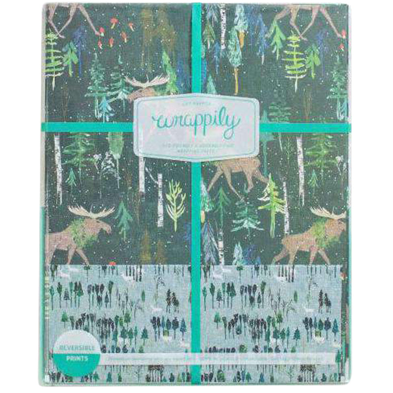 Noel Forest Recycled Gift Paper (3pk)