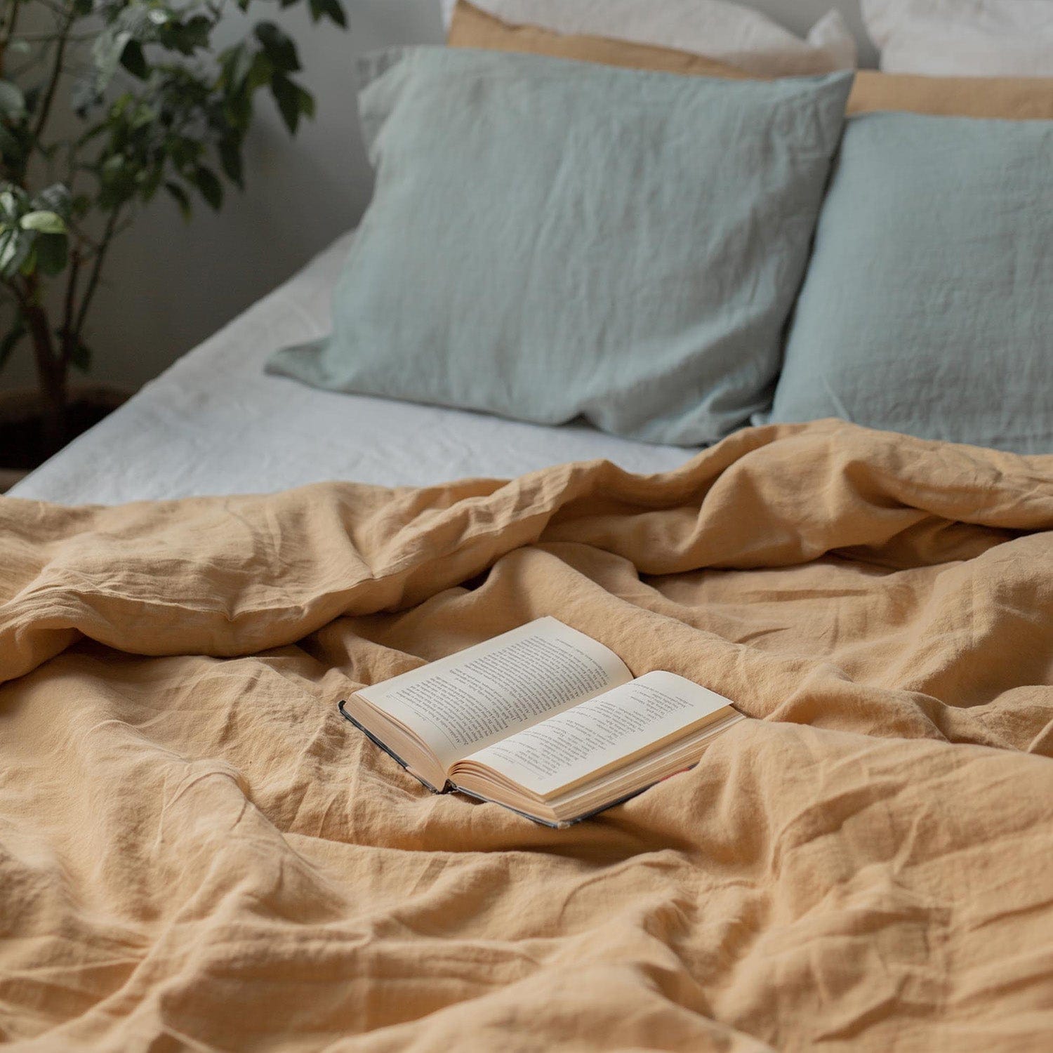 AmourLinen Linen Bedding Set