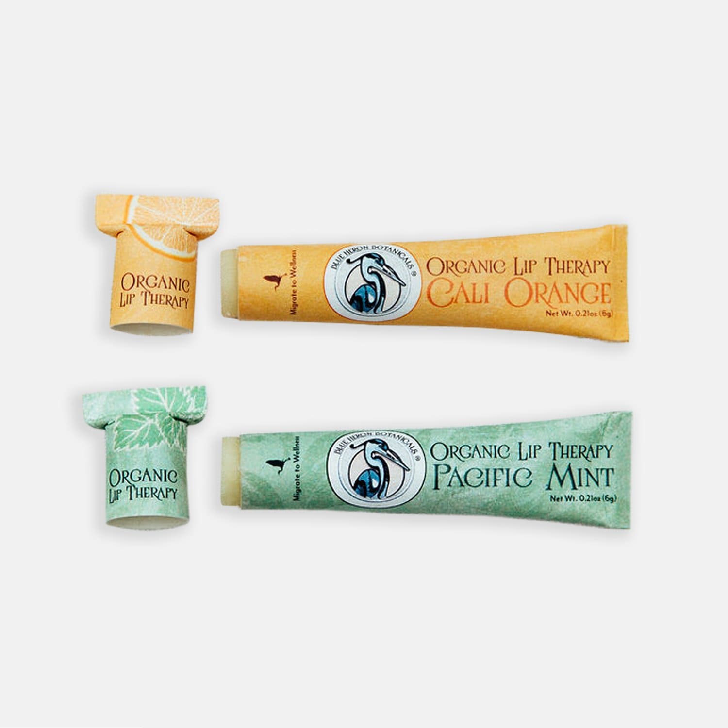 Blue Heron Botanicals Organic Duo Lip Therapy Balm