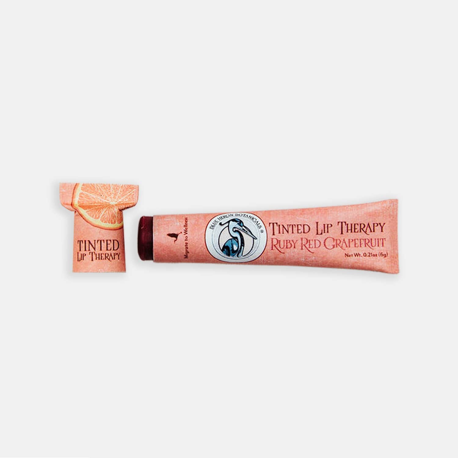 Blue Heron Botanicals Tinted Lip Ruby Red Grapefruit Lip Therapy Balm