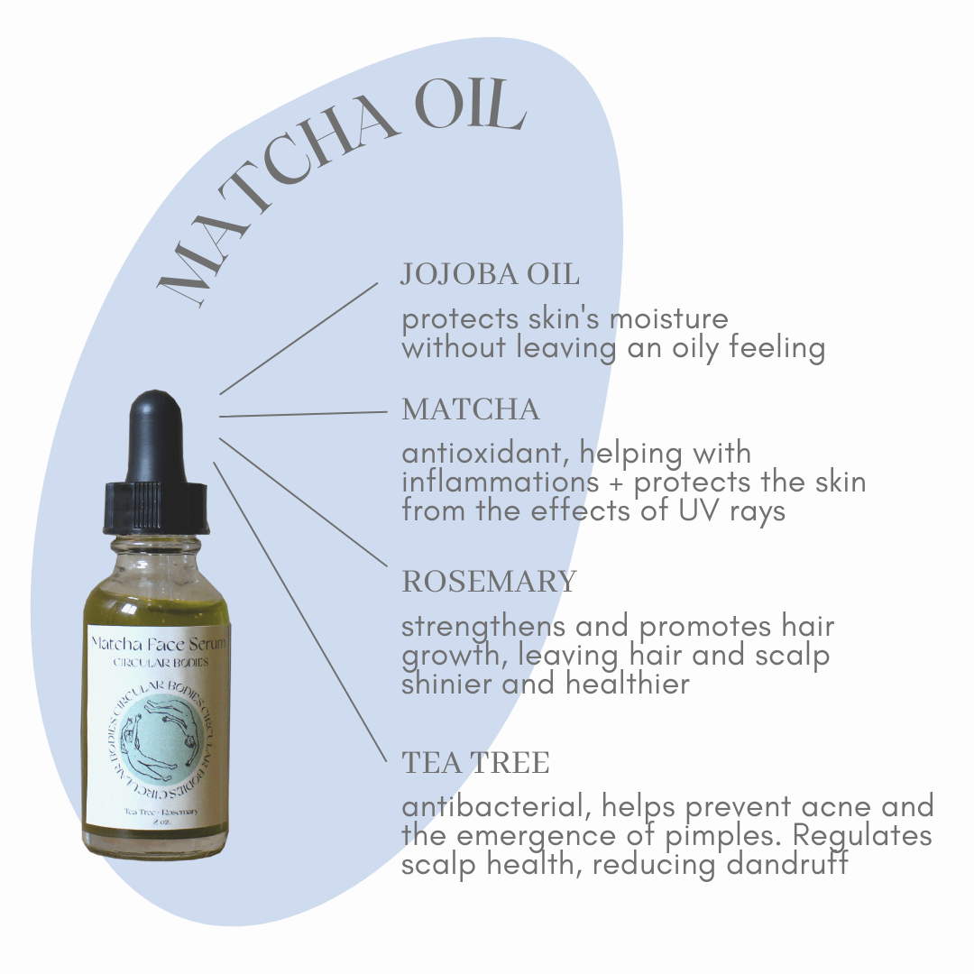 Circular Bodies LLC Matcha Serum for Face & Hair