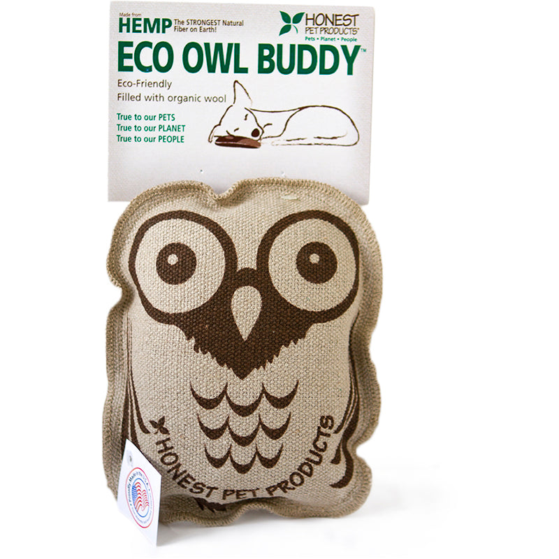 Eco Owl Buddy Dog Toy