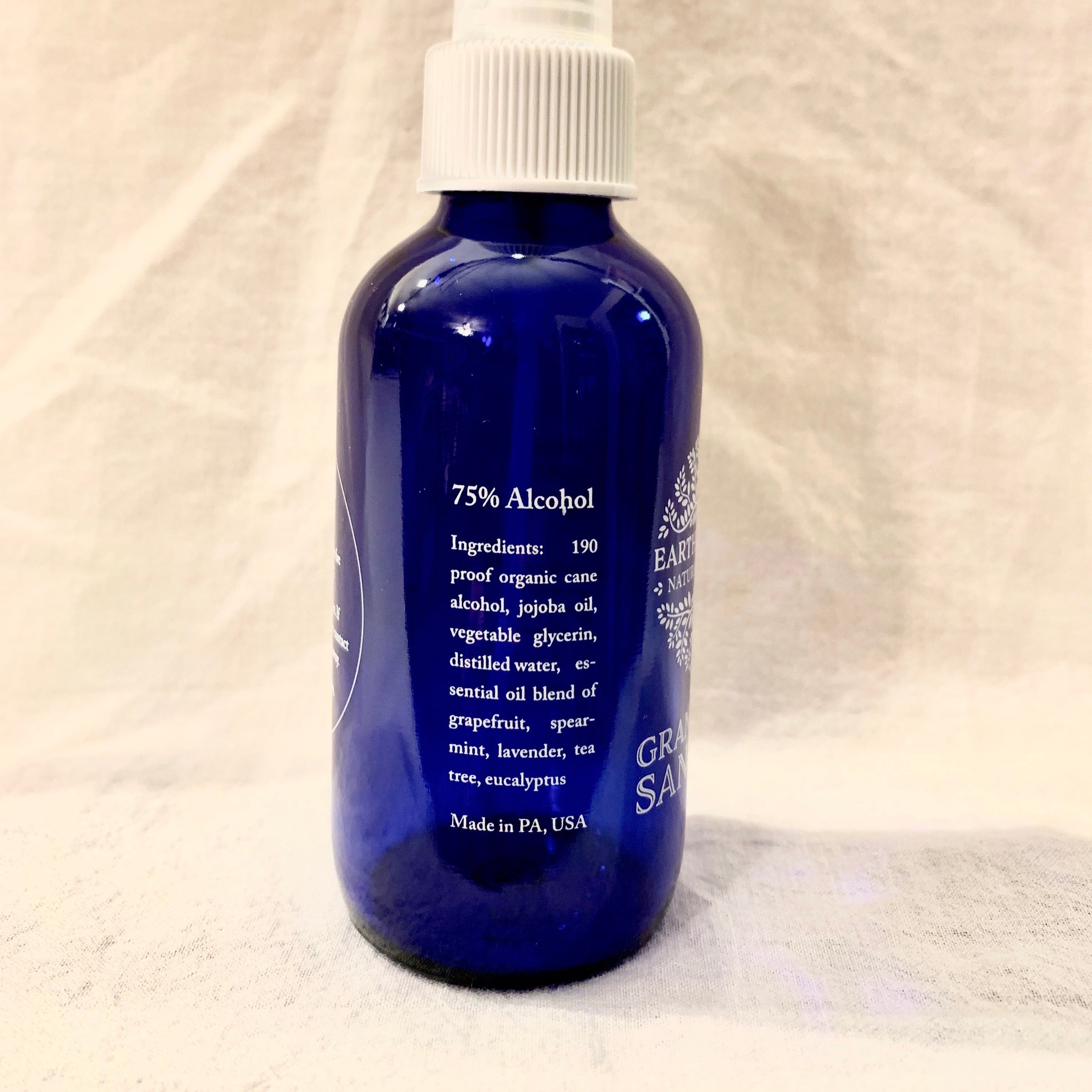 Plant-Based Hand Sanitizer - Vegan, Cane Alcohol, All Natural