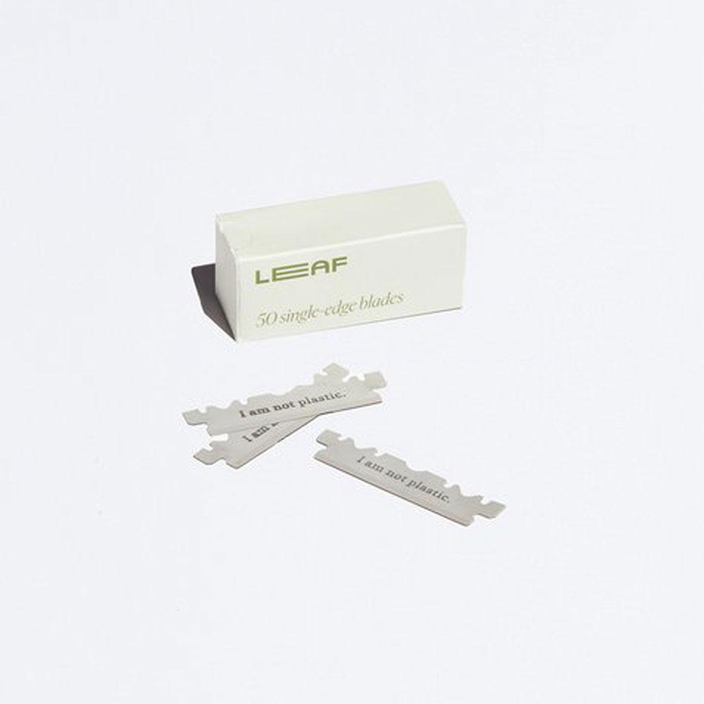 Leaf Shave Leaf Razor Replacement Blades- 50 Blades Per Pack, 100% Recyclable