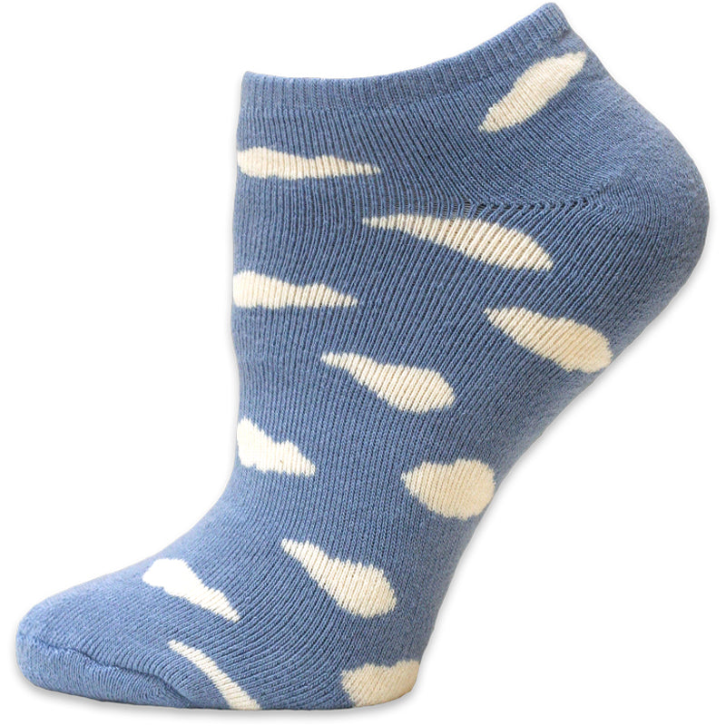 Organic Cotton Patterned Cushioned Footie Socks