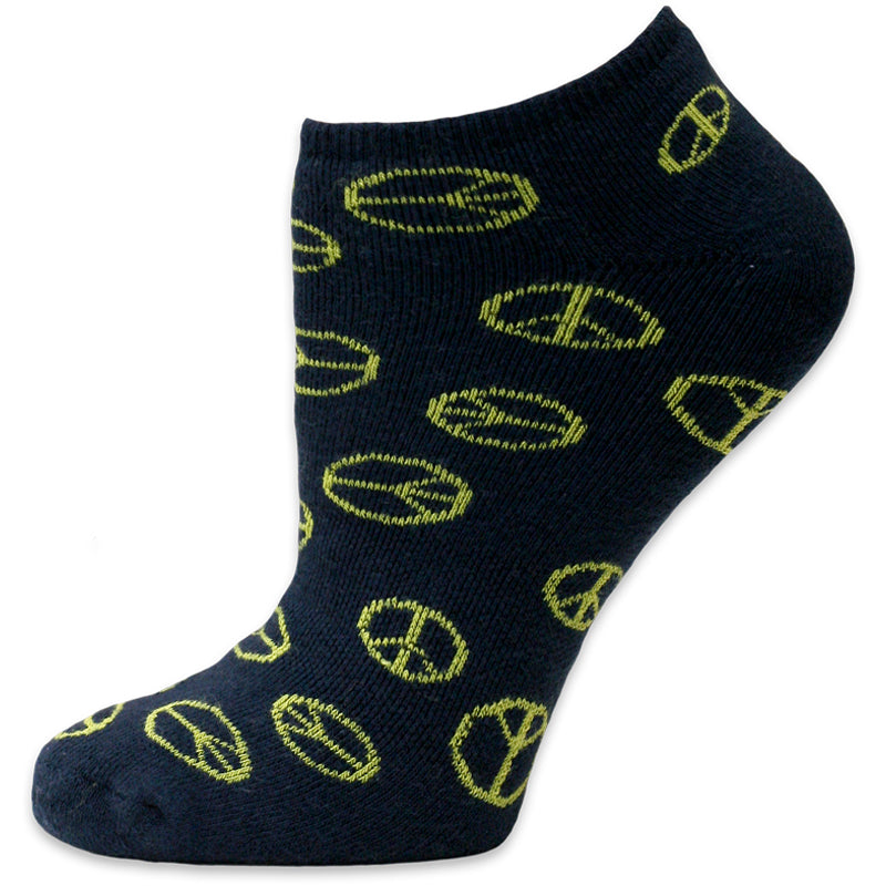 Organic Cotton Patterned Cushioned Footie Socks