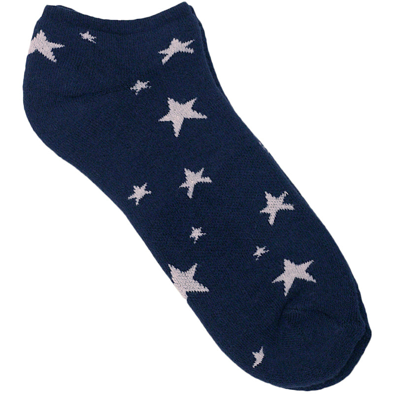 Organic Cotton Patterned Cushioned Footie Socks