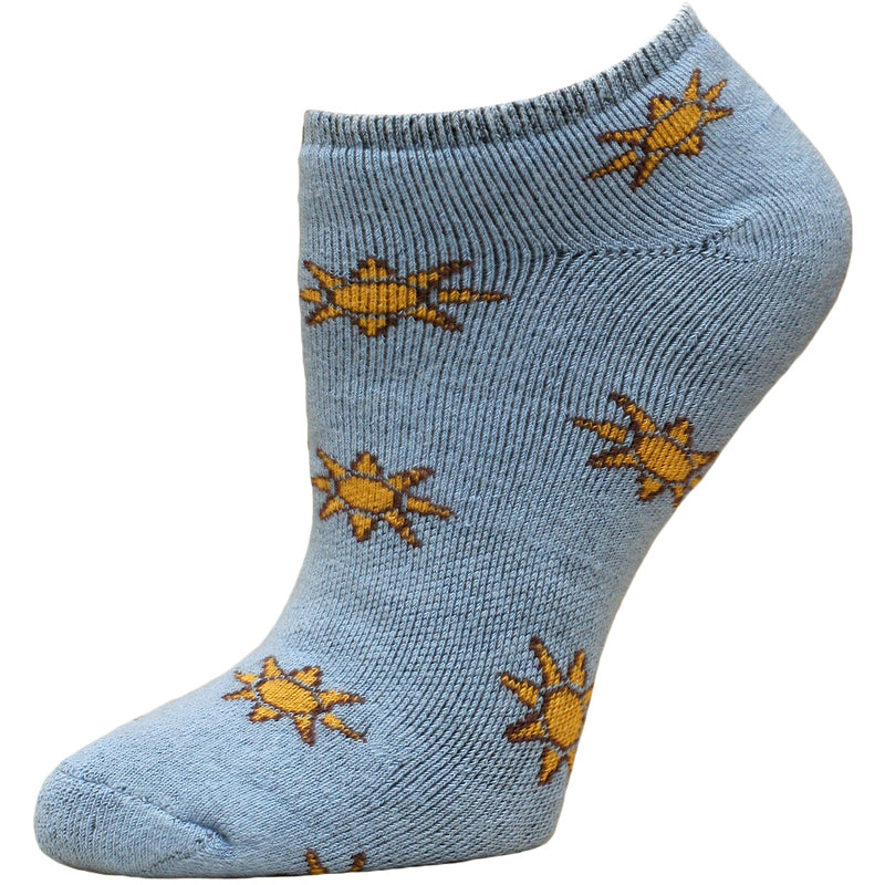 Organic Cotton Patterned Cushioned Footie Socks