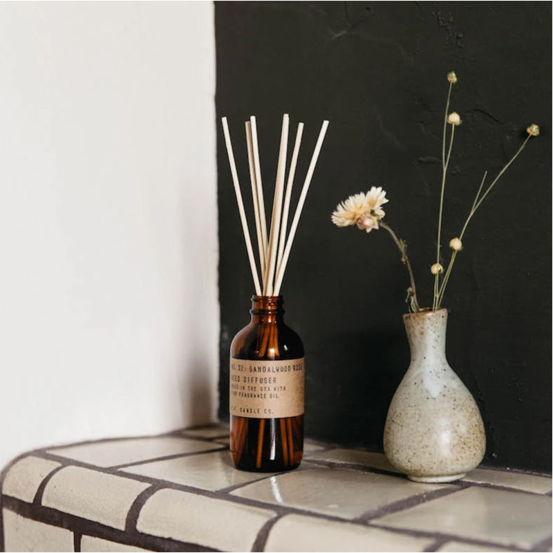 Sandalwood + Rose Reed Diffuser 3.5oz