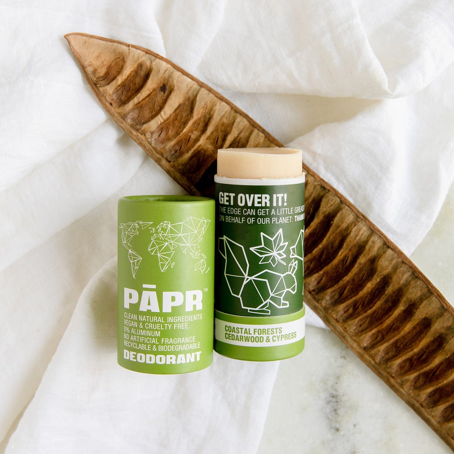 Paper Cosmetics Papr Cosmetics Deodorant- Vegan, Aluminum Free, 6 Different Scents