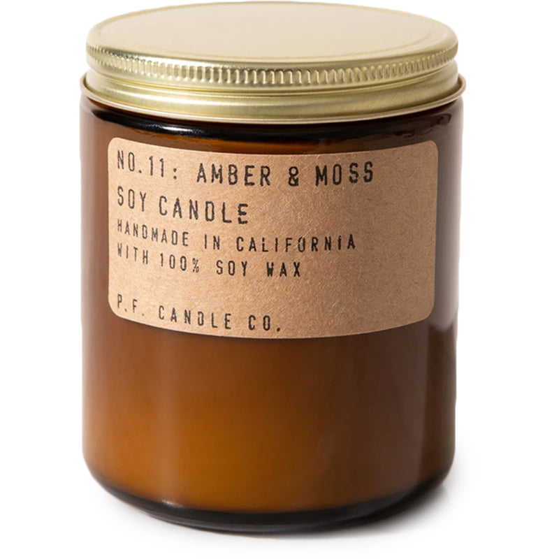 Amber + Moss Soy Candle