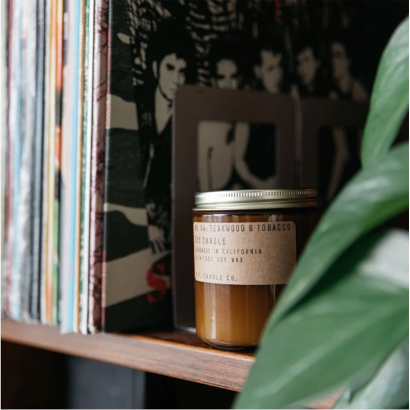 Teakwood + Tobacco Soy Candle