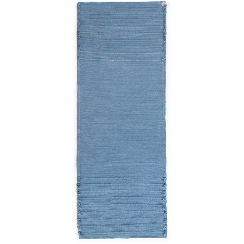 Handloomed Indigo Moon Yoga Mat