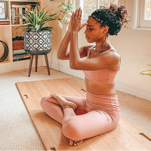 Yoga Bamboo Root Board