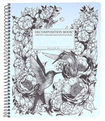 XL Ruled Spiral Decomposition Notebook