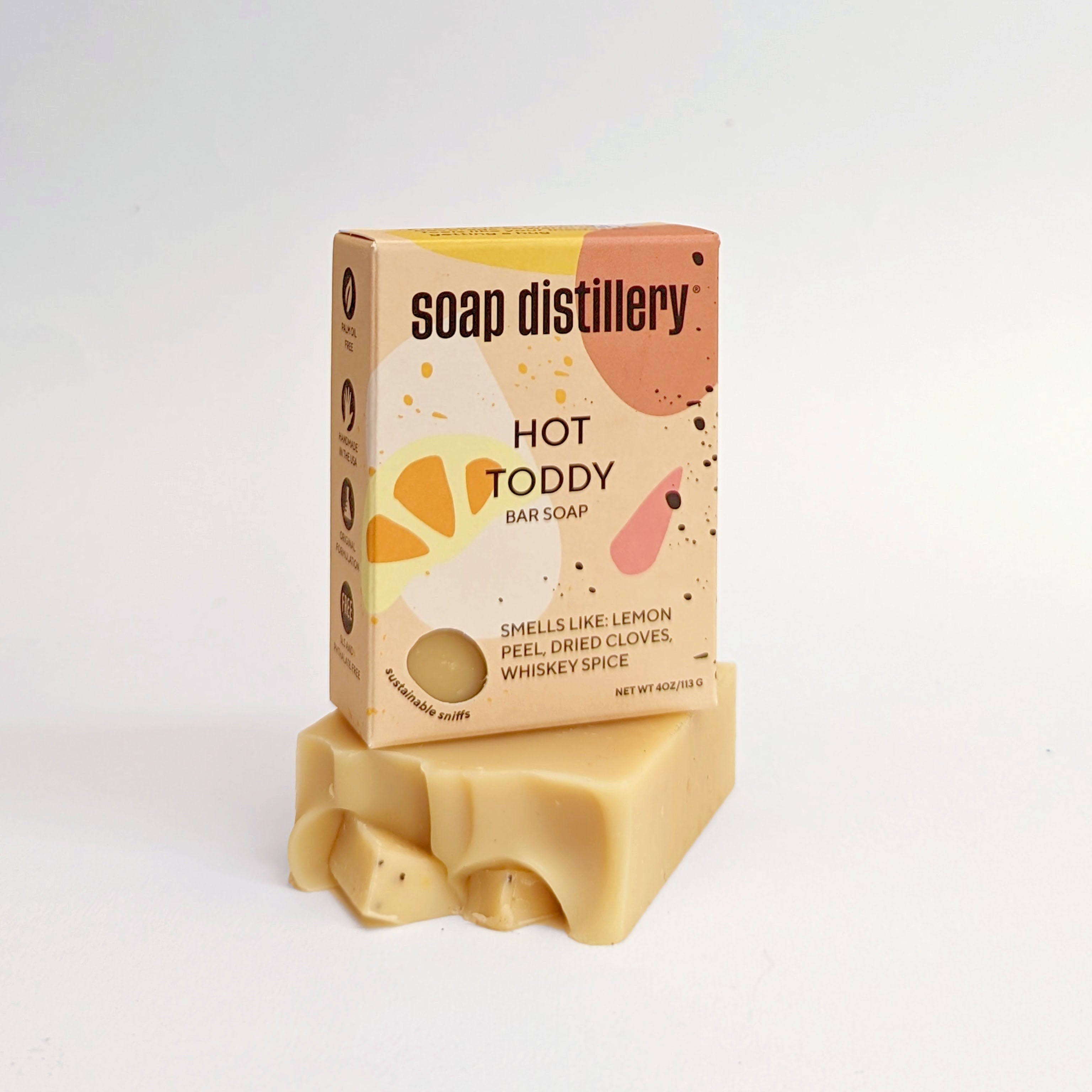 Soap Distillery HOT TODDY Soap Distillery, Natural Soap Bar, 4oz