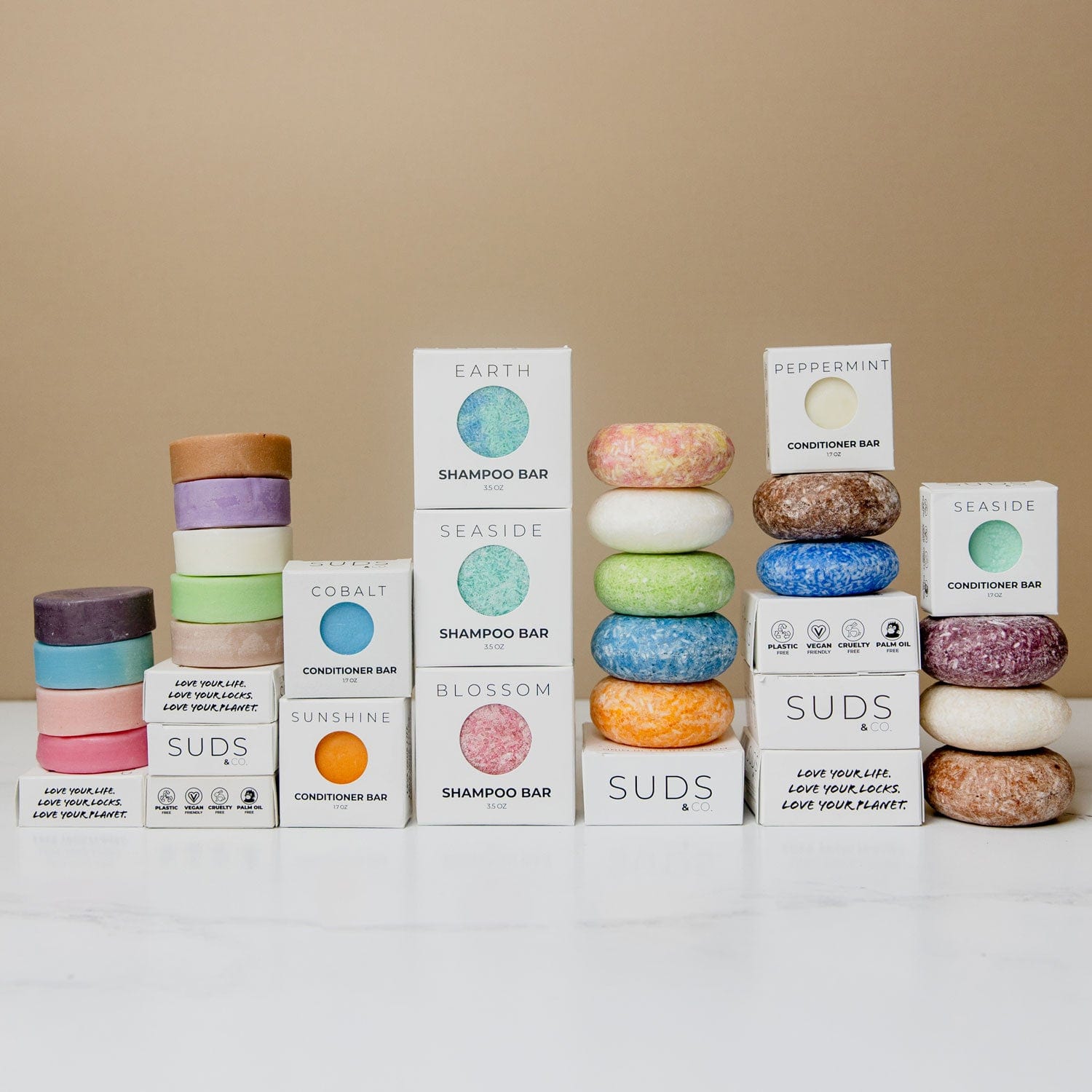 Suds & Co. Shampoo & Conditioner Bars