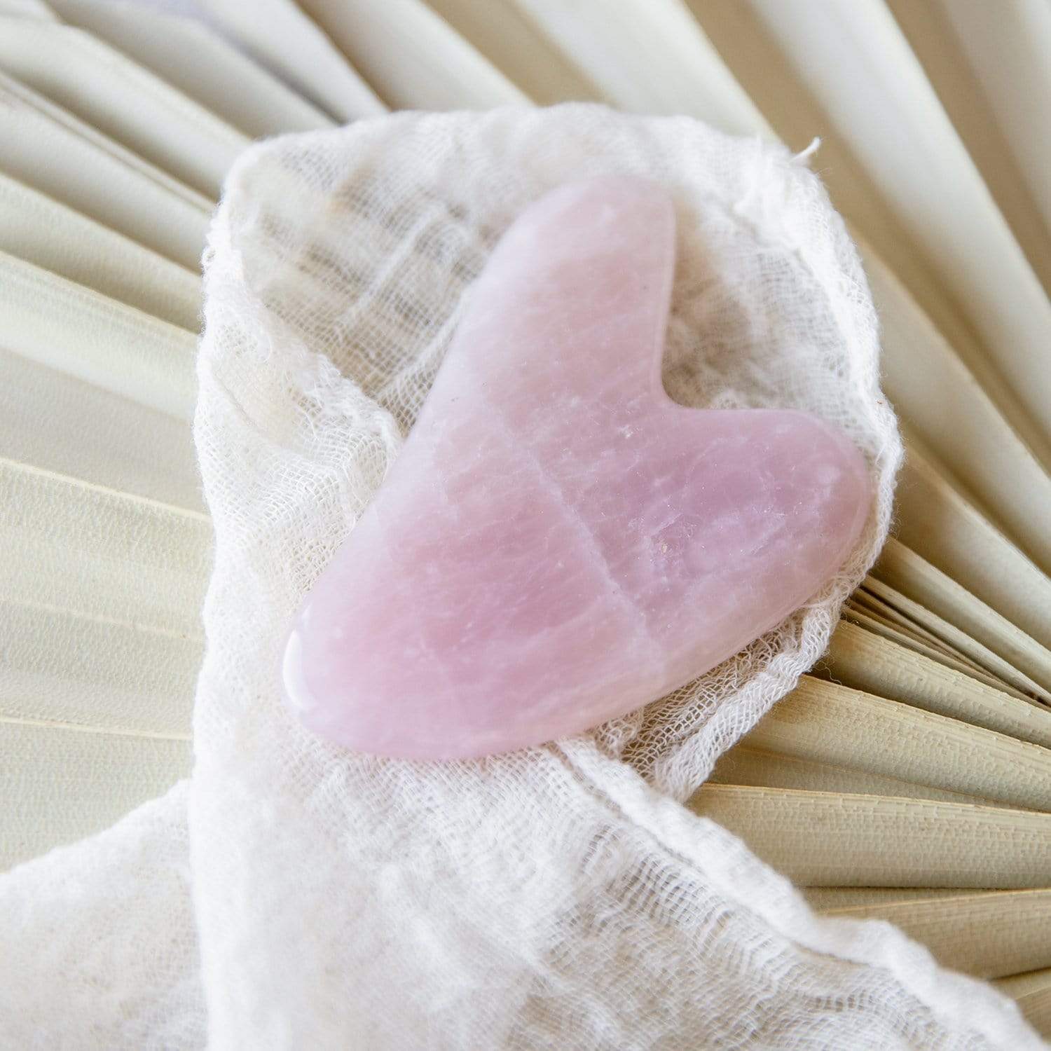 Sunday Standard Rose Quartz Gua Sha Facial Tool