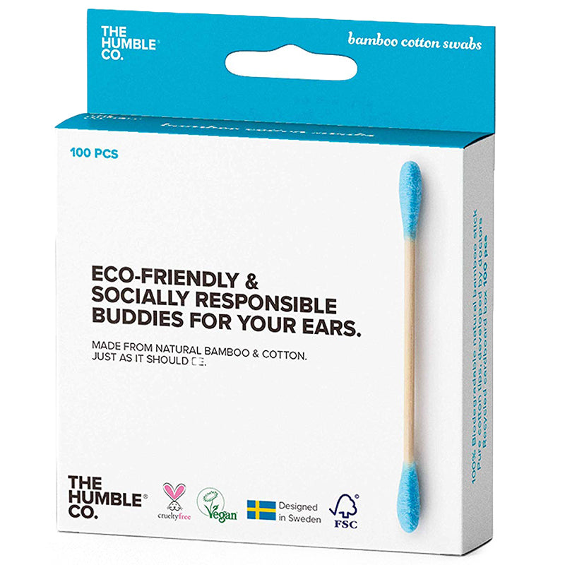 Biodegradable Cotton Swabs - 100pk