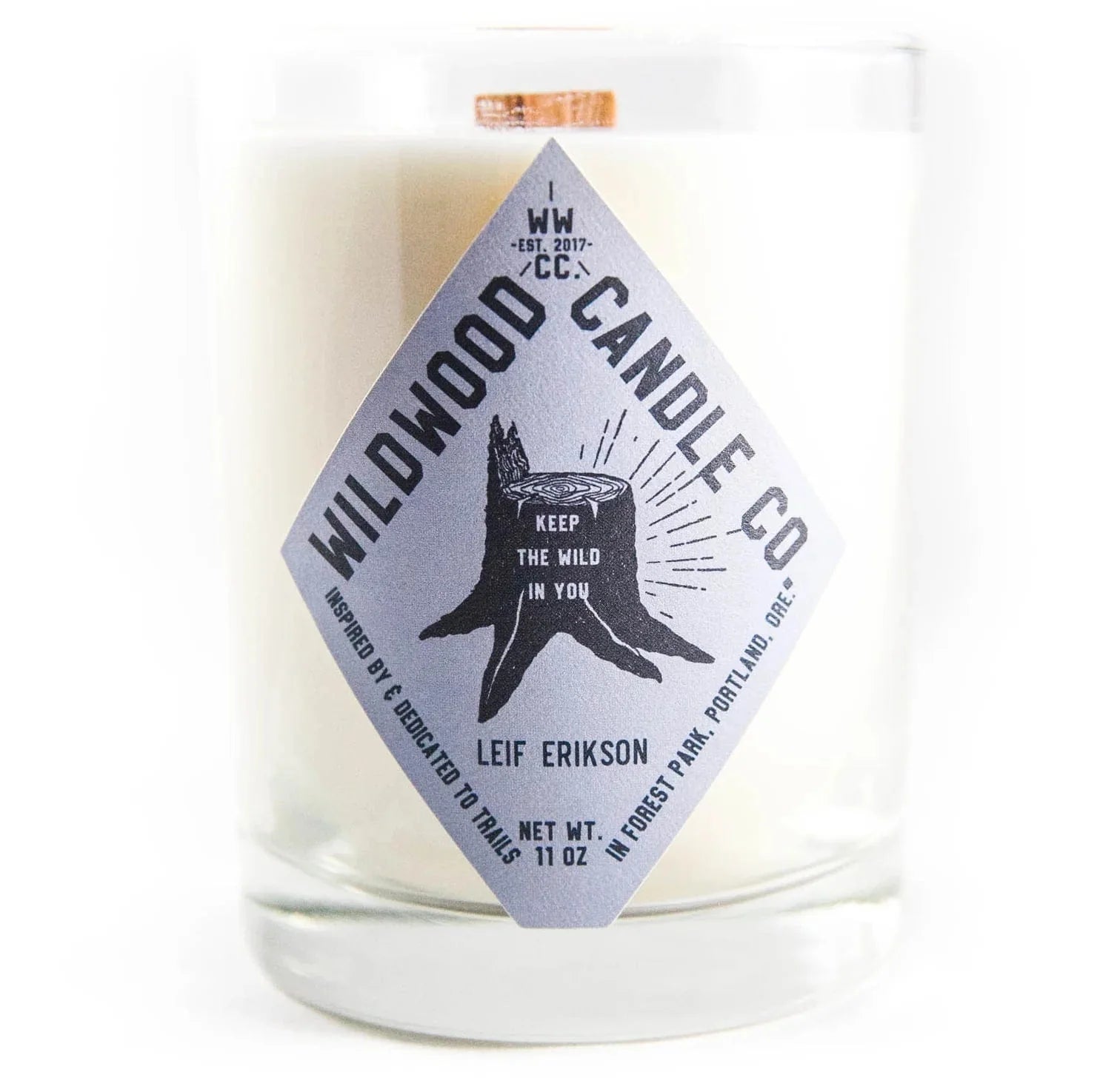 Wildwood Candle Co. Wildwood Candle, Full Size, 11 oz & Travel Size, 4oz.