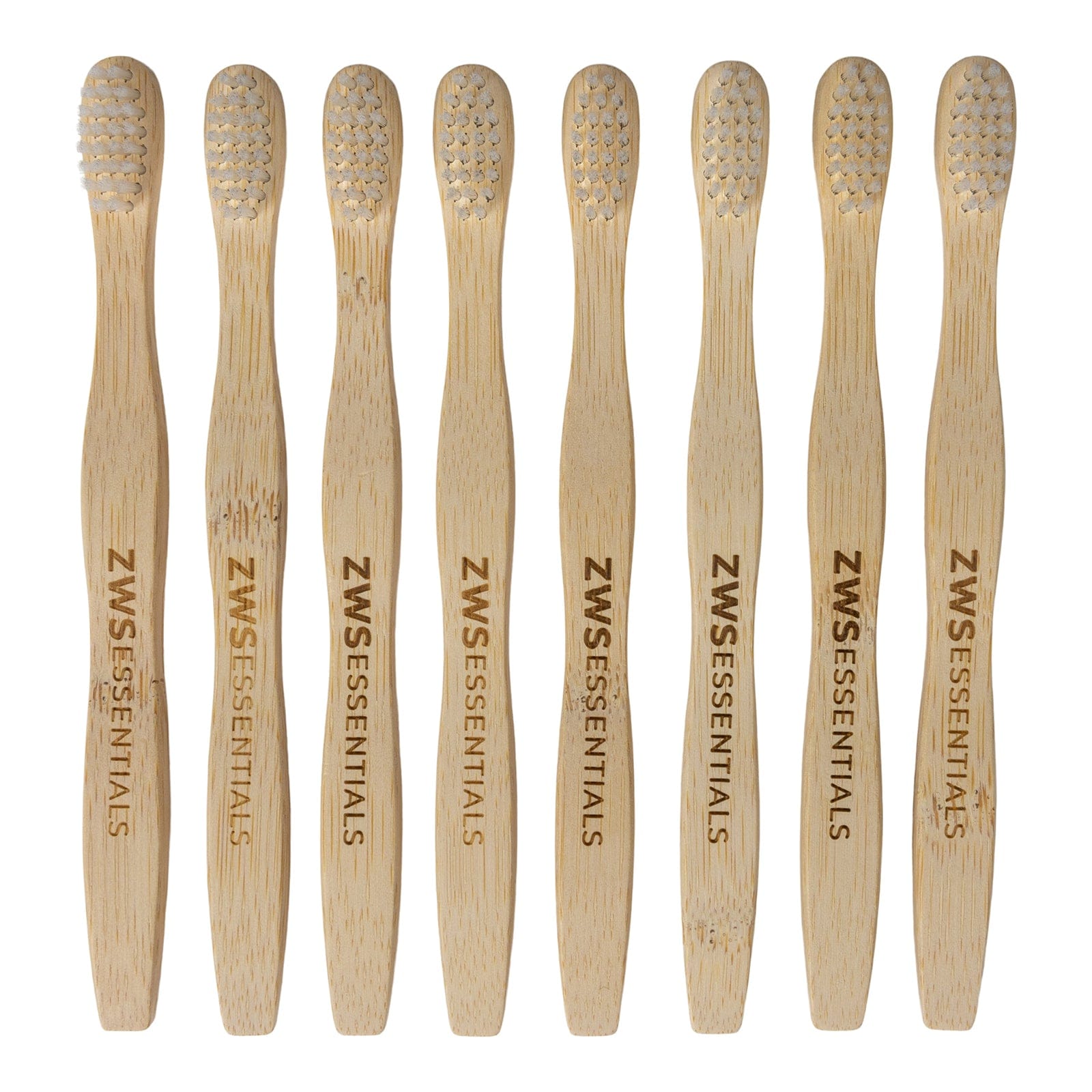 Zero Waste Store Bamboo Toothbrush - Adult - Zero Waste Toothbrush, Plastic Free, Compostable, Castor Bean Bristles