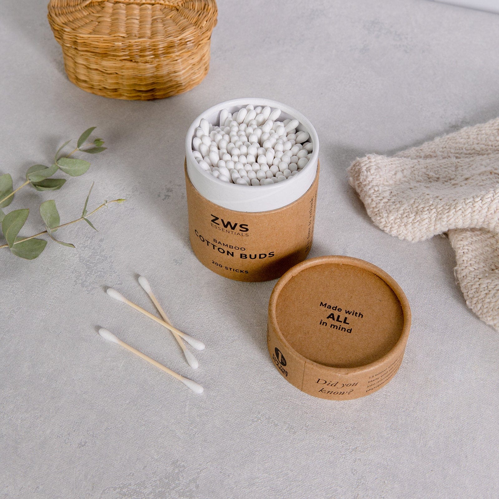 ZWS Essentials Bamboo Cotton Buds